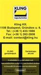 Mobile Screenshot of kling.hu
